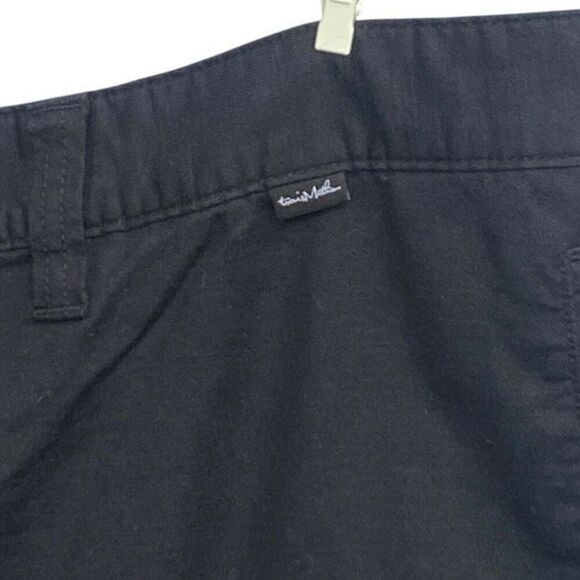 Travis Mathew Black Chino Shorts Men’s Size 40 Flat Front Stretch Casual Golf We - Picture 2 of 4